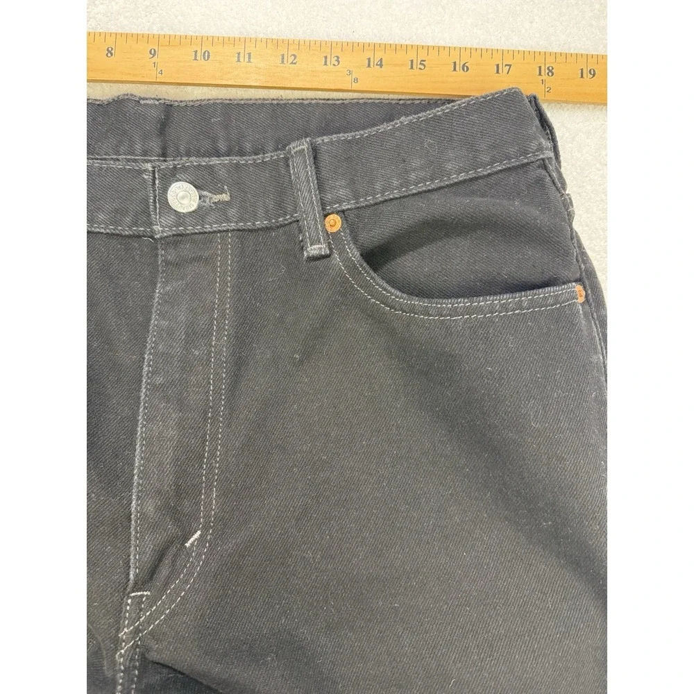 Levis‎ 550 Jeans Men 36x32 Black Relaxed Fit Straight Denim Y2K